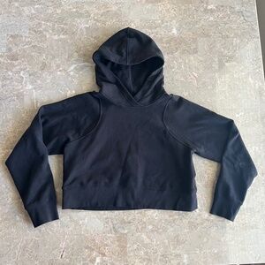 Lululemon Cropped Loungeful Hoodie Black Size 6